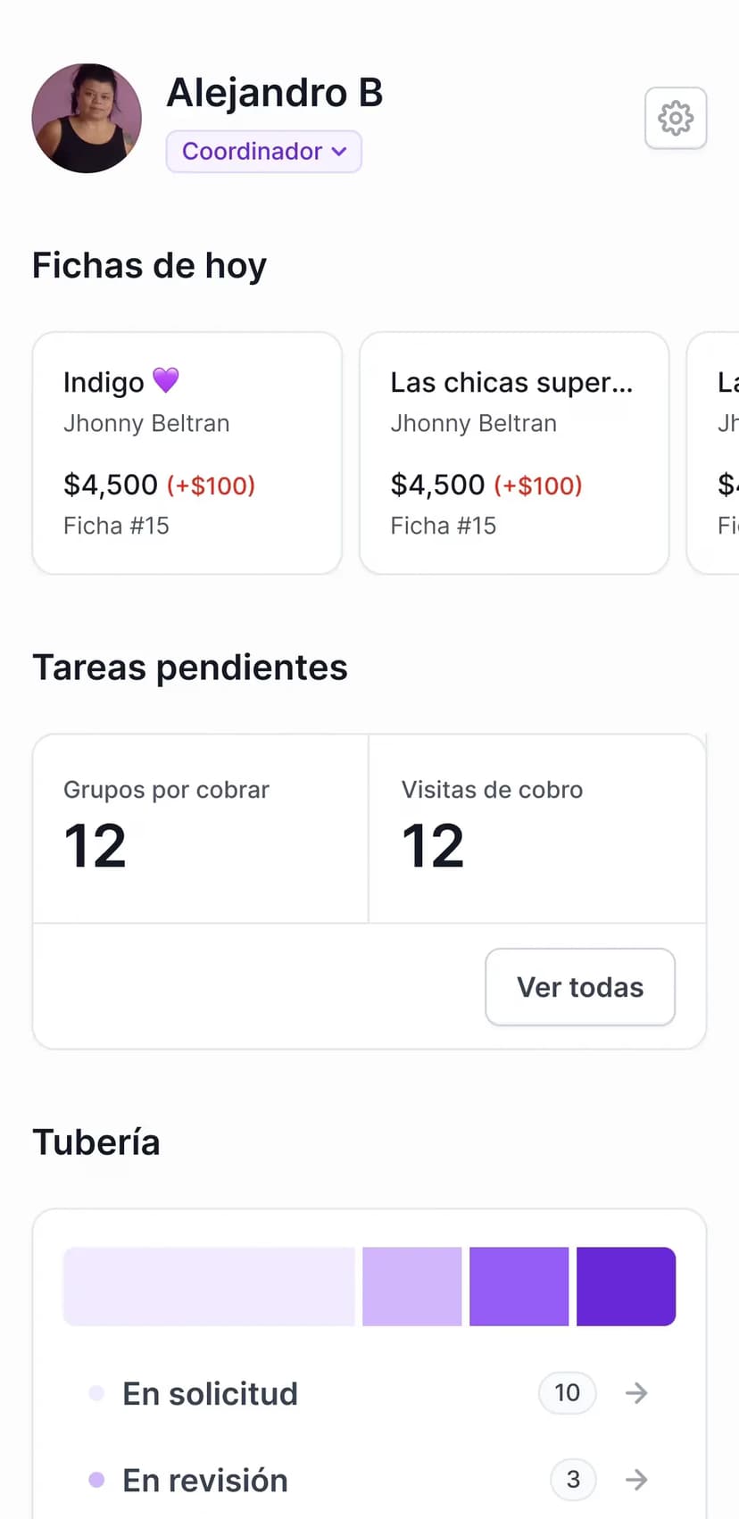 App de Coordinador Grupalia
